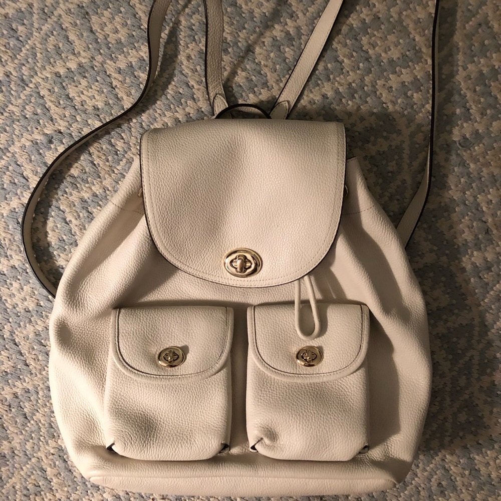 White Coach Backpack